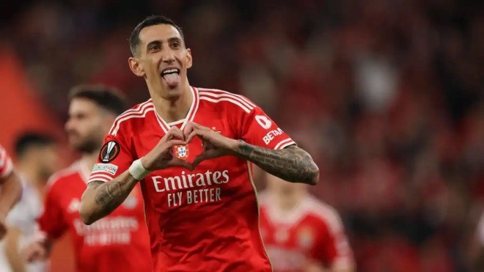 Monaco Vs Benfica 0-1: Tim Di Maria Kalahkan 10 Pemain Lawan