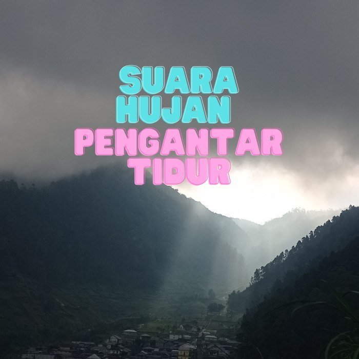 Alasan menyukai suara hujan saat tidur