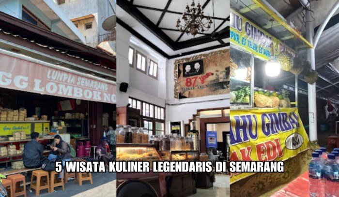 Semarang kuliner legendaris dicoba wajib wisata Wisata kuliner dan sejarah di Semarang