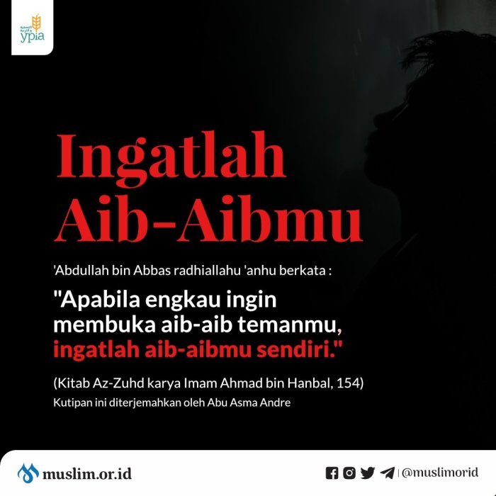 Alasan mengingat aib lama saat diam