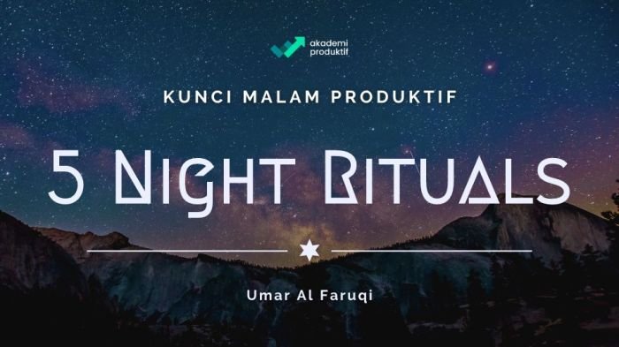 Alasan lebih produktif di malam hari