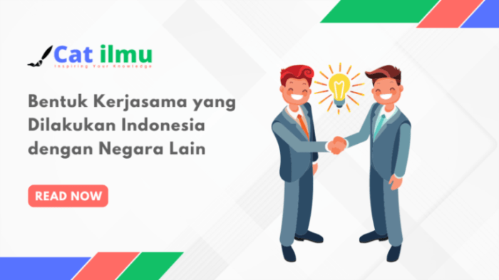 Kerjasama ekonomi indonesia dengan negara lain