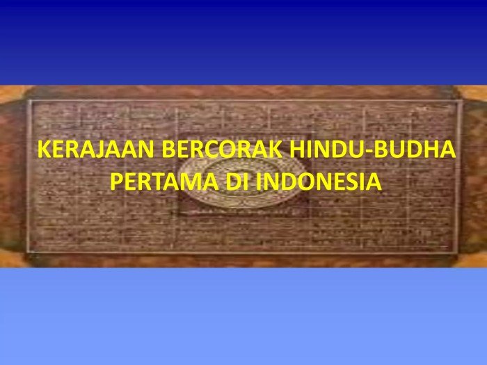 Peran kerajaan hindu budha dalam sejarah indonesia