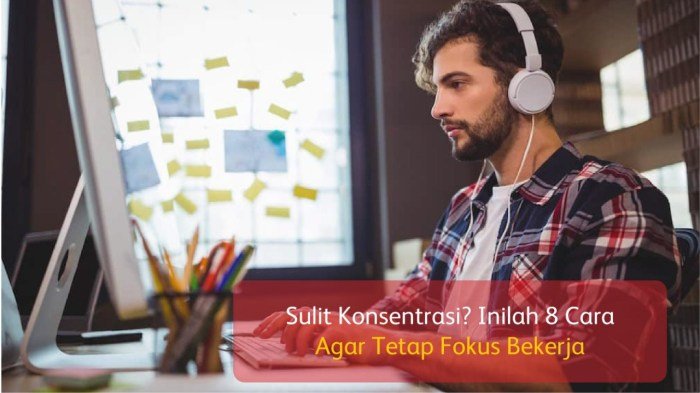 Alasan sulit fokus lama tugas