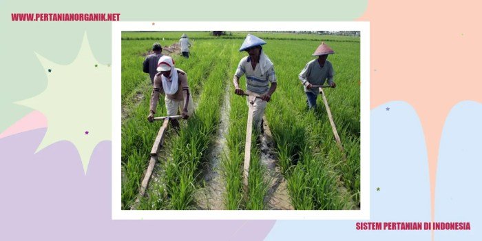 Teknik pertanian tradisional yang masih bertahan di indonesia