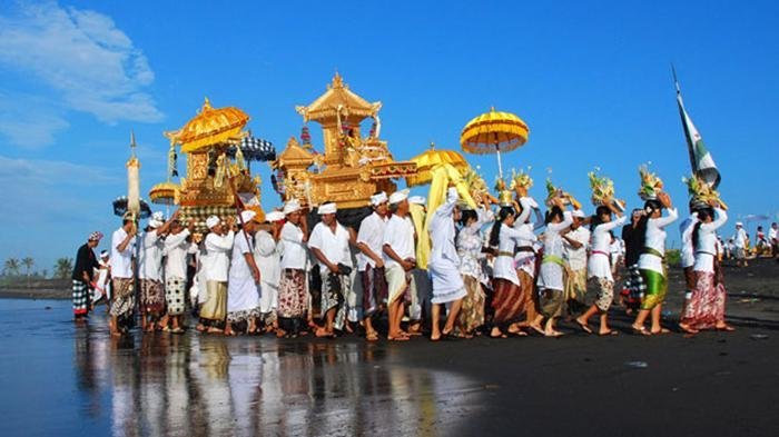 Nyepi raya bali perayaan suasana sejarah ucapan tradisi untuk orang makna jabar melasti cocok status selamat ritual kumpulan tribun tribunnews